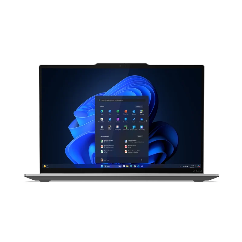 Lenovo ThinkPad X1 2-in-1 Gen 10 Aura Edition Intel Core Ultra 7 255U Ibrido (2 in 1) 35,6 cm (14") Touch screen WUXGA 16 GB LPDDR5x-SDRAM 512 GB SSD Wi-Fi 6E (802.11ax) Windows 11 Pro Italiano Grigio