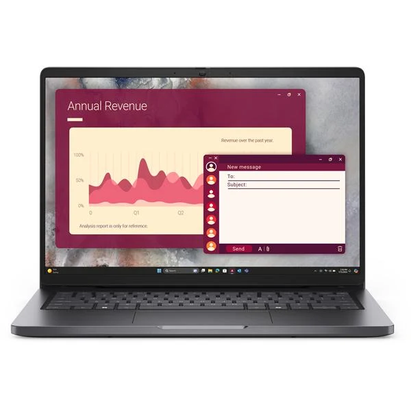 DELL Pro 14 PC14250 Intel Core 5 120U Computer portatile 35,6 cm (14") Full HD+ 16 GB DDR5-SDRAM 512 GB SSD Wi-Fi 6E (802.11ax) Windows 11 Pro Italiano Nero