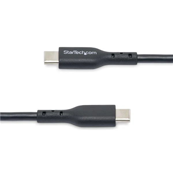 StarTech.com Cavo USB-C da 1m, cavo di ricarica USB-C, cavo USB 2.0 Tipo-C per laptop, 60W 3A Power Delivery, rivestimento in TPE, cavo di trasferimento dati, M/M
