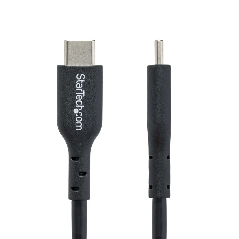StarTech.com Cavo USB-C da 1m, cavo di ricarica USB-C, cavo USB 2.0 Tipo-C per laptop, 60W 3A Power Delivery, rivestimento in TPE, cavo di trasferimento dati, M/M