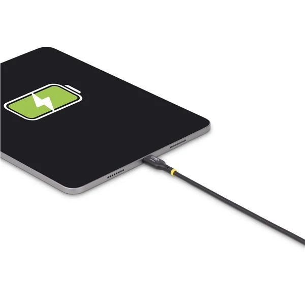 StarTech.com Cavo di Ricarica USB-C da 3m, cavo USB-C certificato USB-IF, 240W PD EPR, cavo trasferimento dati USB 2.0 Tipo-C per laptop, rivestimento in TPE, M/M