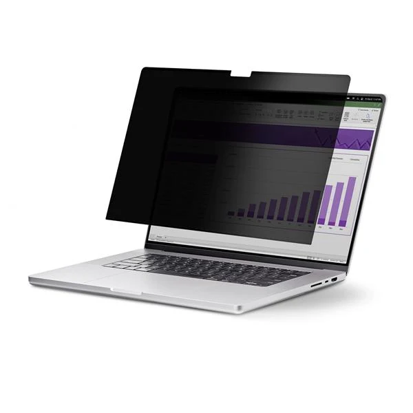 StarTech.com Filtro privacy magnetico per MacBook Pro 16" M1 M2 M3 M4, schermo protettivo con riduzione della luce blu, superficie reversibile antiriflesso opaca o lucida