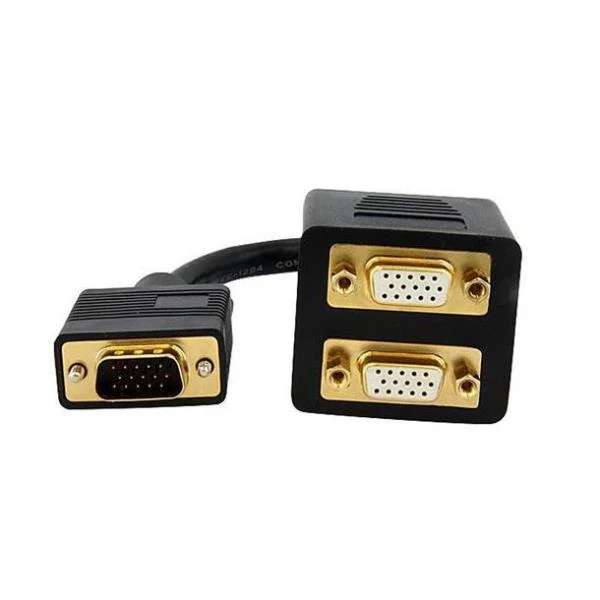 StarTech.com Cavo Sdoppiatore VGA a 2 uscite VGA - Cavo Y splitter VGA a doppia uscita VGA - M/F da 30 cm