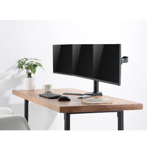 Equip Supporto da tavolo articolato per tre monitor da 17” a 27”
