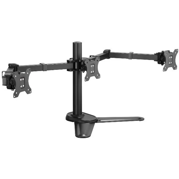 Equip Supporto da tavolo articolato per tre monitor da 17” a 27”