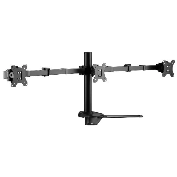 Equip Supporto da tavolo articolato per tre monitor da 17” a 27”