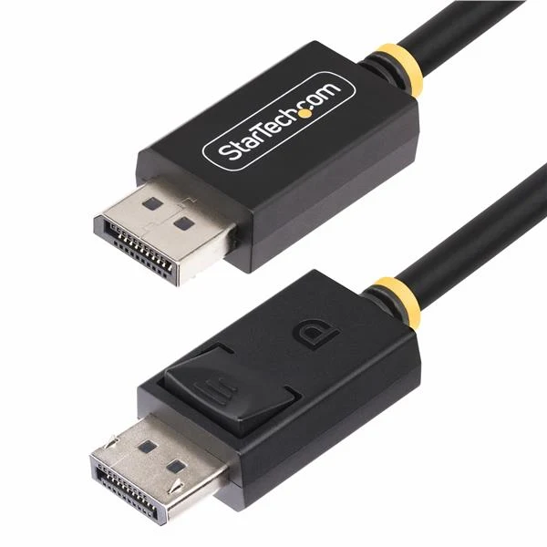 StarTech.com Cavo DisplayPort 2.1 da 2m, cavo DisplayPort DP40 certificato VESA con UHBR10/HDR/HDCP 2.2, 8K 60Hz/4K 144Hz w/DSC 1.2a, 40Gbps, cavo DP 2.1, cavo per monitor UHD, M/M