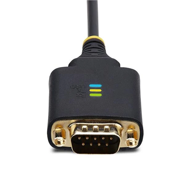 StarTech.com Cavo da USB a seriale a 2 porte da 60 cm, Viti/dadi DB9 intercambiabili, ritenzione COM, USB-A a DB9 RS232, FTDI, protezione ESD di livello 4, Windows/macOS/ChromeOS/Linux - Struttura robusta in TPE