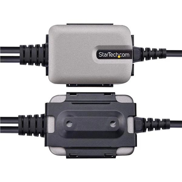 StarTech.com Cavo da USB a seriale a 2 porte da 60 cm, Viti/dadi DB9 intercambiabili, ritenzione COM, USB-A a DB9 RS232, FTDI, protezione ESD di livello 4, Windows/macOS/ChromeOS/Linux - Struttura robusta in TPE