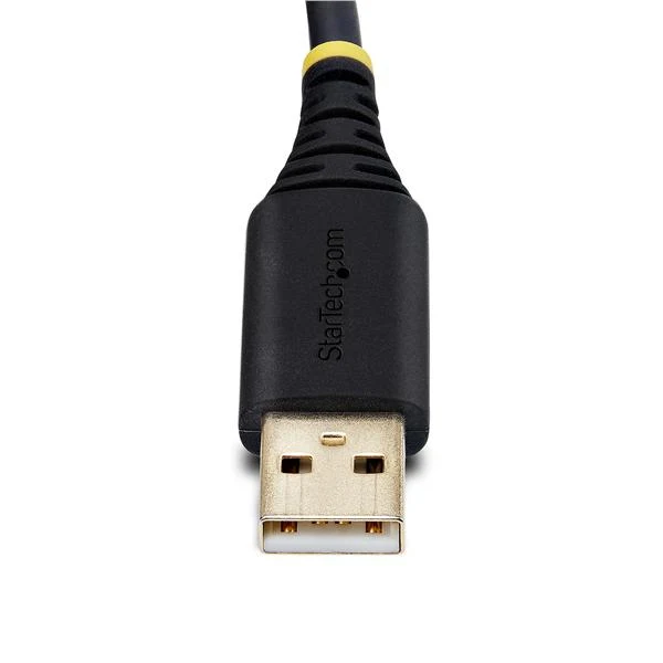 StarTech.com Cavo da USB a seriale a 2 porte da 60 cm, Viti/dadi DB9 intercambiabili, ritenzione COM, USB-A a DB9 RS232, FTDI, protezione ESD di livello 4, Windows/macOS/ChromeOS/Linux - Struttura robusta in TPE