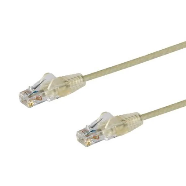 StarTech.com Cavo di Rete Ethernet Snagless CAT6 da 3m - Cavo Patch antigroviglio slim RJ45 - Grigio