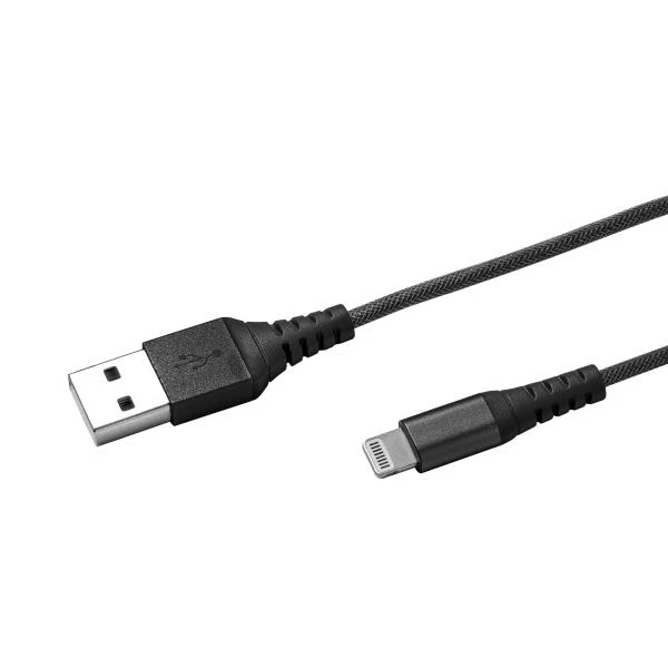 Celly USBLIGHTNYL25BK cavo Lightning 0,25 m Nero