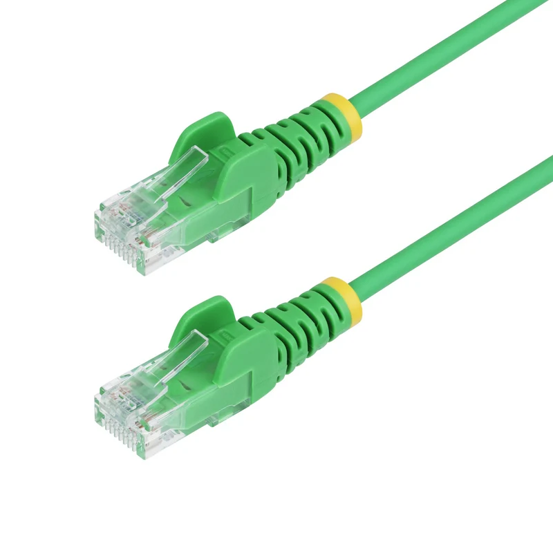 StarTech.com Cavo Ethernet CAT6 Verde da 50cm; Patch UTP con Plug RJ45 Antigroviglio e Rilievi di Trazione, Cavo Lan Slim in Rame Puro 28AWG, Sottoposto a test Fluke
