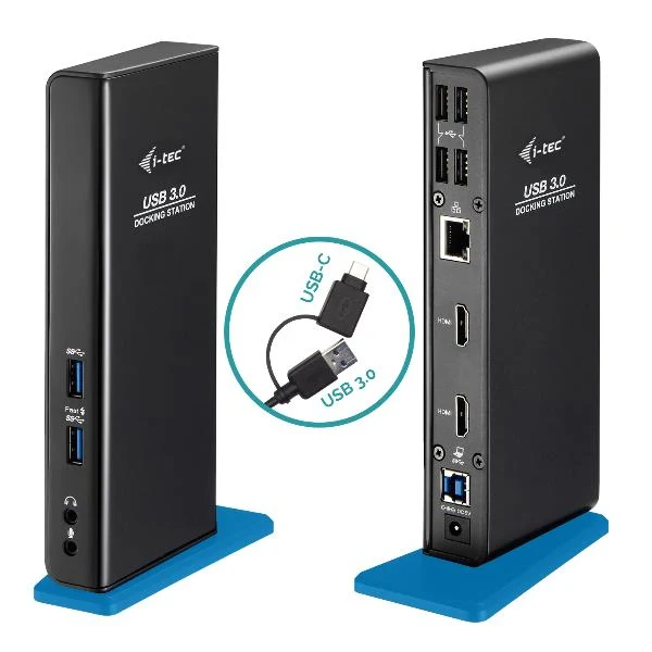 i-tec USB 3.0/USB-C Dual HDMI Docking Station
