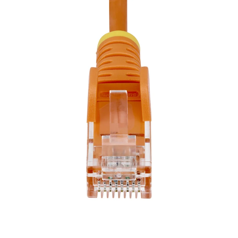 StarTech.com Cavo Ethernet CAT6 Arancionene da 50cm; Patch UTP con Plug RJ45 Antigroviglio e Rilievi di Trazione, Cavo Lan Slim in Rame Puro 28AWG, Sottoposto a test Fluke