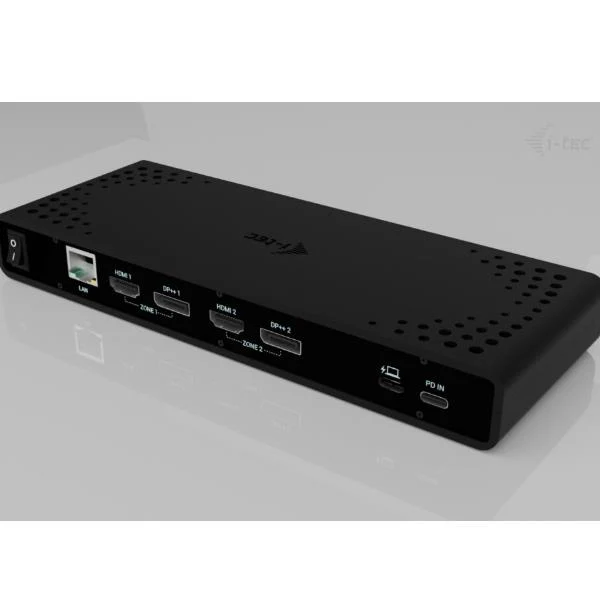 i-tec Universal Dual 4K Display Docking Station + Power Delivery 85W