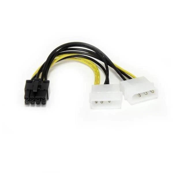 StarTech.com Adattatore cavo di alimentazione LP4 a scheda video PCI Express 8 pin da 15 cm