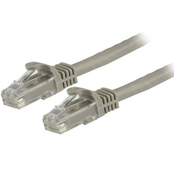 StarTech.com Cavo patch CAT6 1,5 m - Filo di rame al 100% - Connettore antistrappo - Grigio
