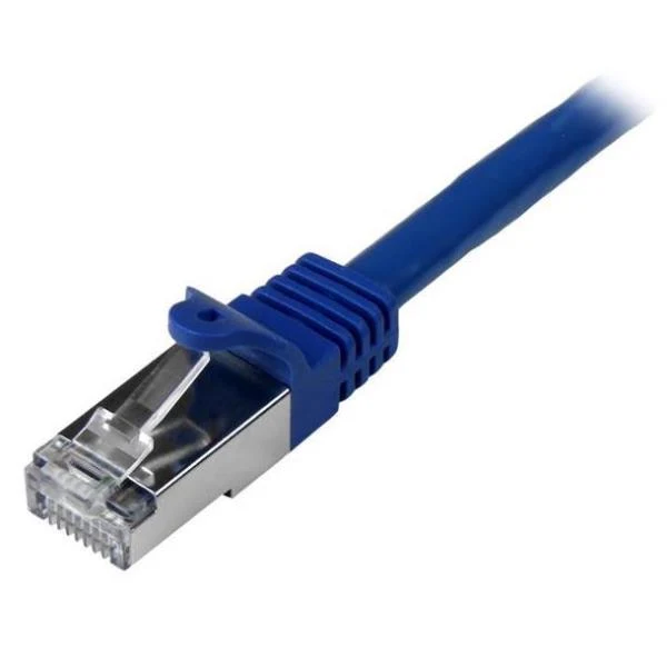 StarTech.com Cavo di rete Cat6 Ethernet Gigabit - Cavo Patch RJ45 SFTP da 50 cm - Blu