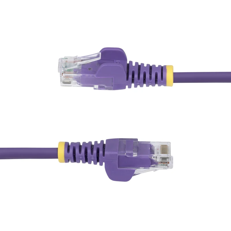 StarTech.com Cavo Ethernet CAT6 Viola da 3m; Patch UTP con Plug RJ45 Antigroviglio e Rilievi di Trazione, Cavo Lan Slim in Rame Puro 28AWG, Sottoposto a test Fluke