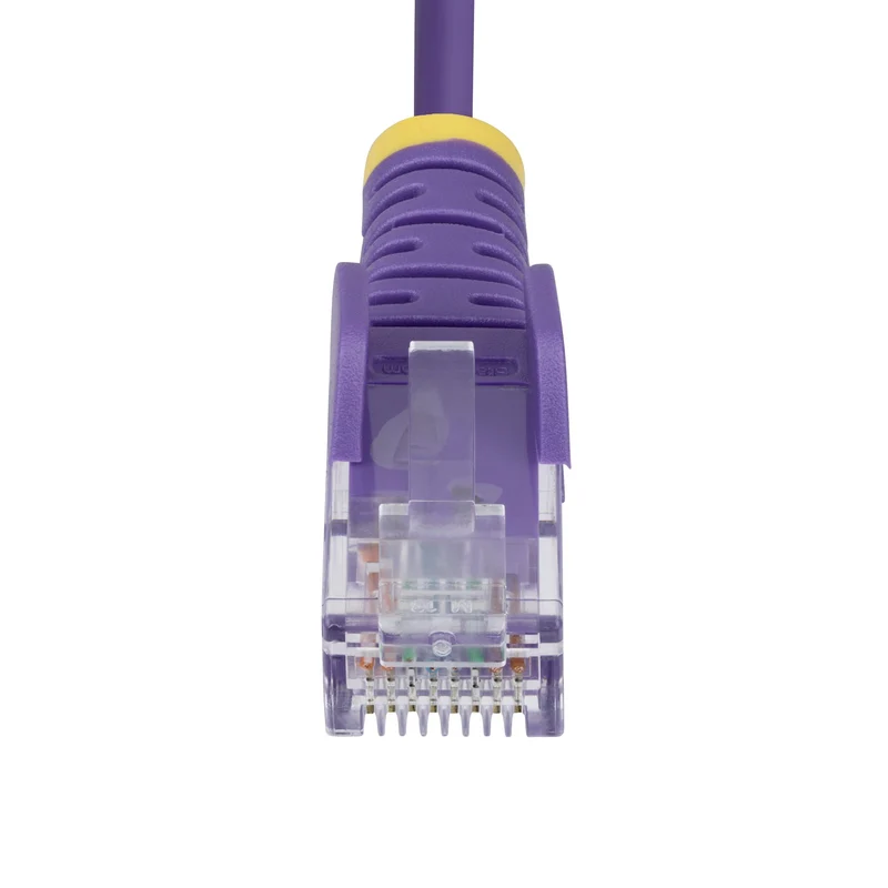 StarTech.com Cavo Ethernet CAT6 Viola da 3m; Patch UTP con Plug RJ45 Antigroviglio e Rilievi di Trazione, Cavo Lan Slim in Rame Puro 28AWG, Sottoposto a test Fluke