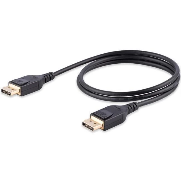 StarTech.com Cavo DisplayPort 1.4 da 1m Certificato VESA - 8K 60Hz/4K 120Hz HBR3 HDR - Cavo monitor Super UHD DisplayPort a DisplayPort - Cavo video sottile con connettore DP 1.4 M/M Ultra HD