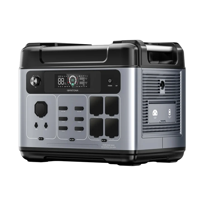 PATONA PLATINUM POWERSTATION AUTARC 2400 4XAC2400W 2048WH USB-C:1XPD100W 1XPD45W 2XPD20W INCL. APP