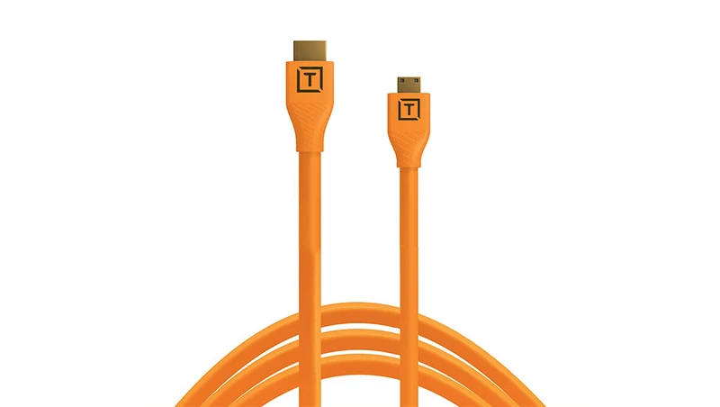 Tether Tools TetherPro cavo HDMI da Mini a HDMI 2.0 4,6m arancio alta visibilit�