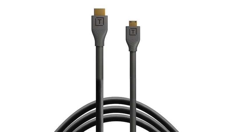 Tether Tools TetherPro cavo HDMI da Mini a HDMI 2.0 0,3m nero