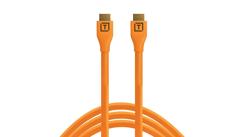Tether Tools TetherPro cavo rete HDMI da 2.0 a HDMI 2.0 4.6m arancio alta visibilit�
