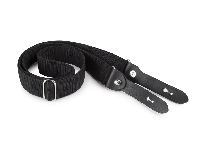 Billingham tracolla WOT lunghezza 38mm - Nera/Nera