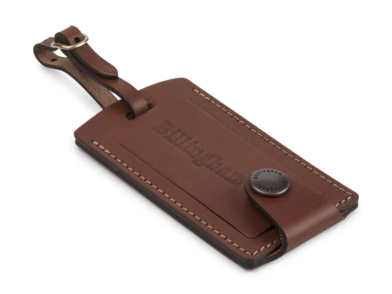 Billingham Targhetta colore Marrone chiaro d`ottone per valigia