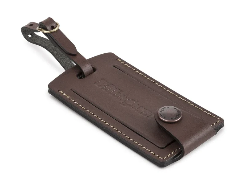 Billingham Targhetta color Cioccolato d`ottone per valigia