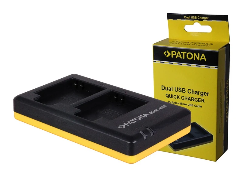 CARICABATTERIE DUAL USB PER CANON