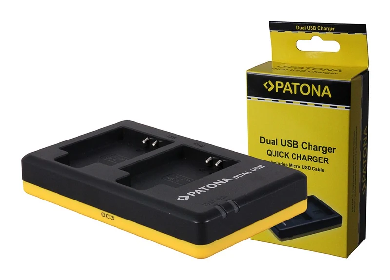 CARICABATTERIE DUAL USB PER IXUS E POWERSHOT