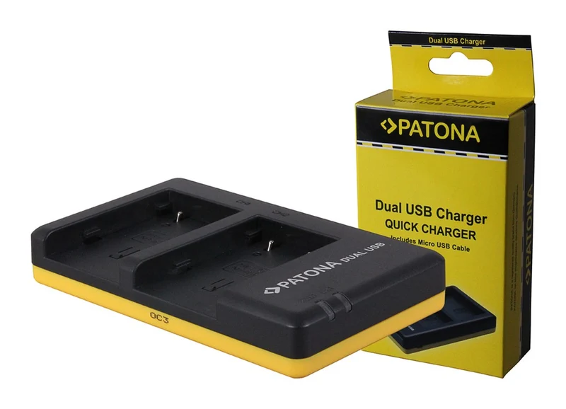 CARICABATTERIE DUAL USB PER POWERSHOT