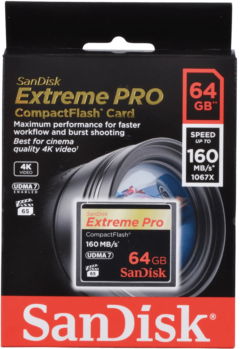 64GB EXTREME PRO CF 160MB/S 64GB