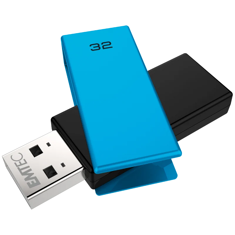 EMTEC USB2.0 PEN DRIVE 32GB BRICK C350 BLUE