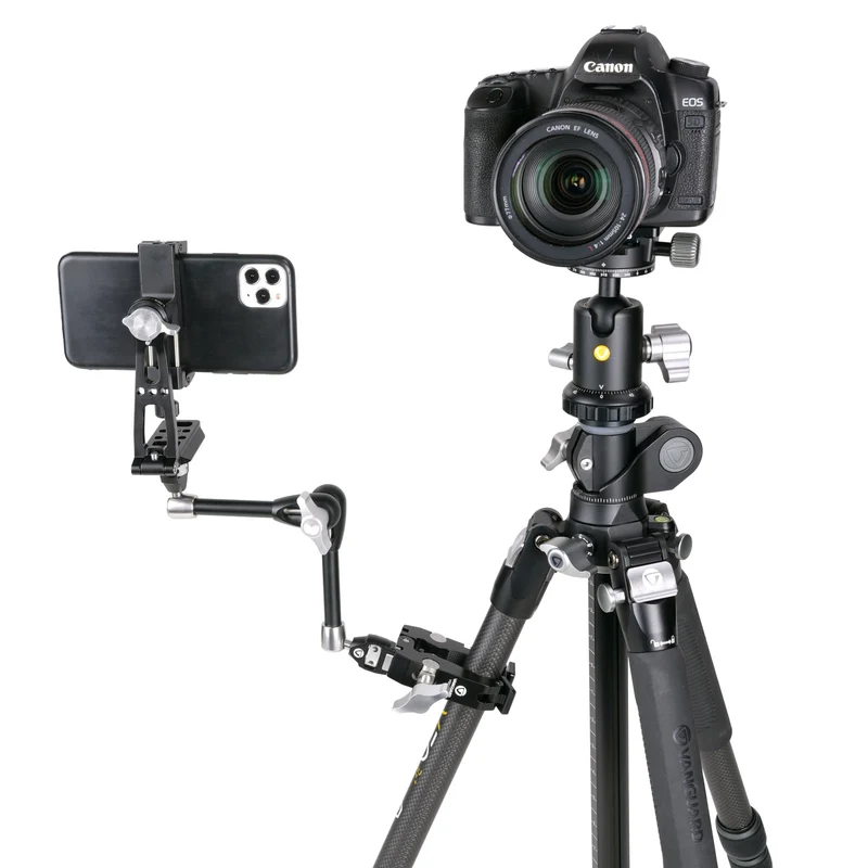 Vanguard Veo CP-65 KIT - Morsetto, braccio e adattatore per smartphone