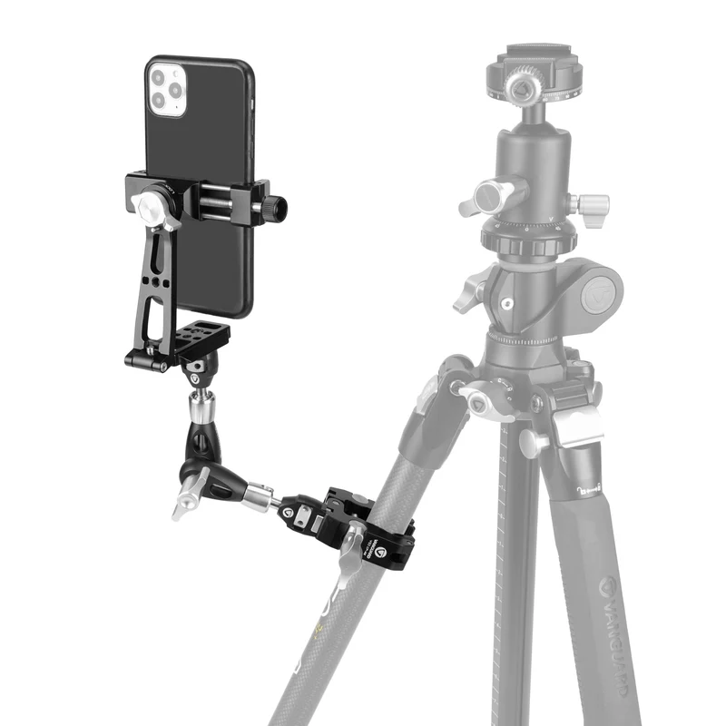 Vanguard Veo CP-46 KIT - Morsetto, braccio e adattatore per smartphone